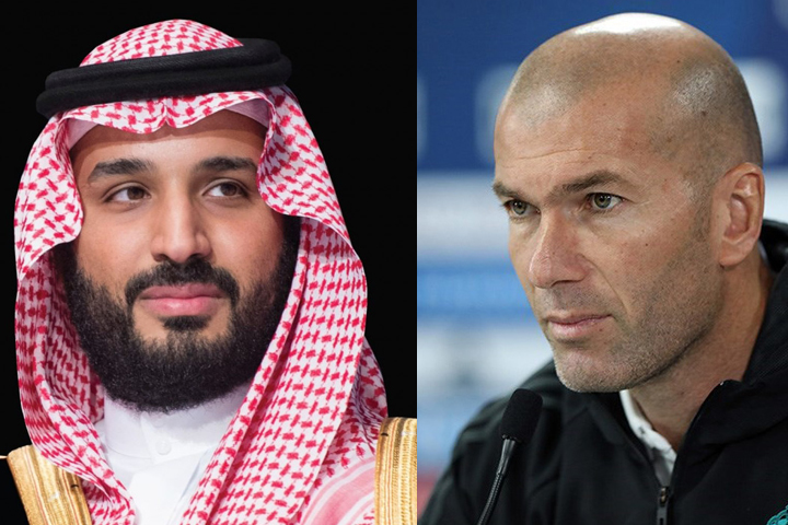 mohammed bin salman, Zinedine Zidane, NEW CASTLE, RTV online