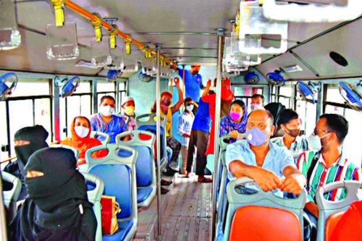 The decision on passenger and fare for half the seats in public transport was taken today