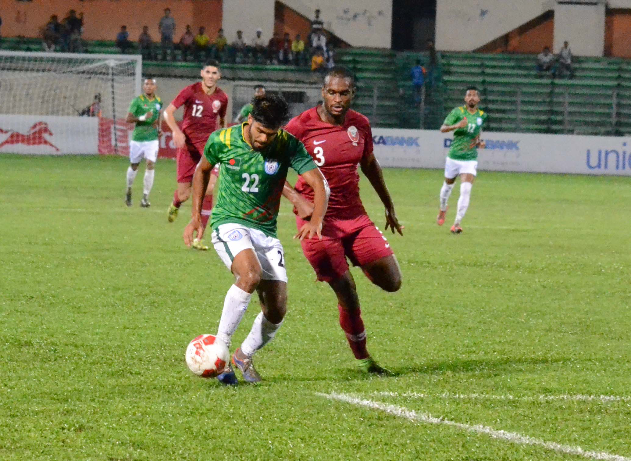FIFA, AFC qualifiers: Bangladesh go down fighting against Qatar