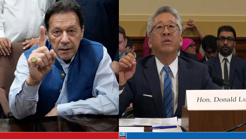 US Diplomat Donald Lu denies Pushing Pakistani ex-PM Khan Out of Office