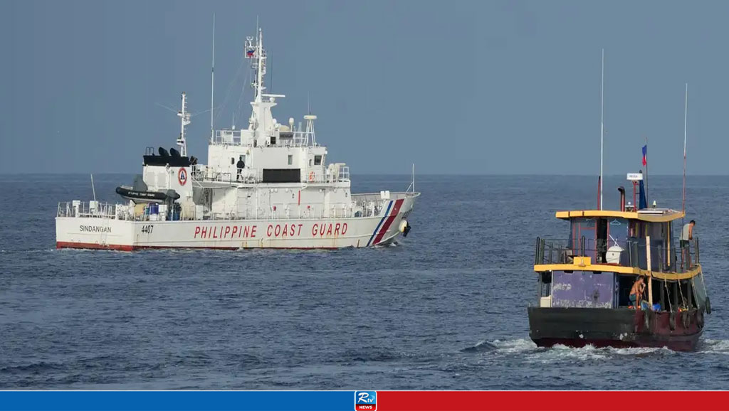 Philippines supply ships clash with Chinese coast guard