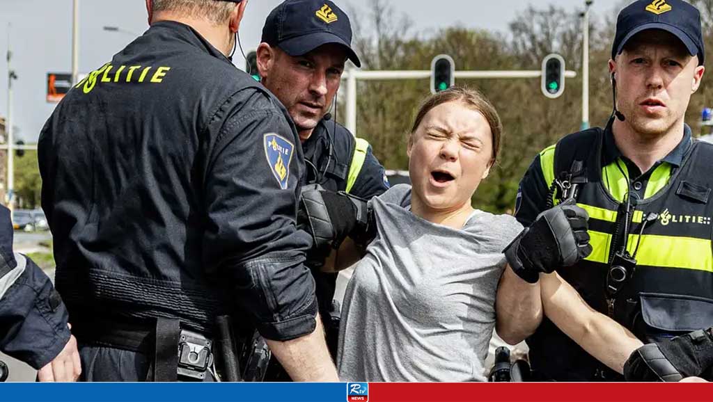 Climate activist Greta Thunberg arrested in the Netherlands