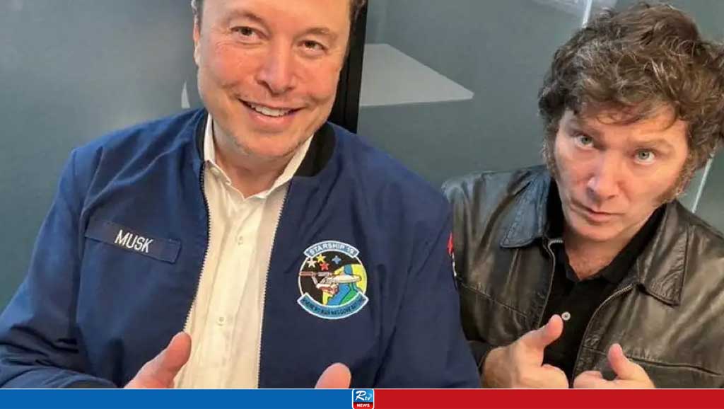 Argentina's Milei meets Elon Musk at Tesla factory
